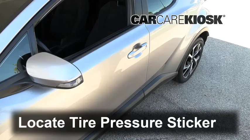 2018 Toyota C-HR XLE 2.0L 4 Cyl. Tires & Wheels Check Tire Pressure
